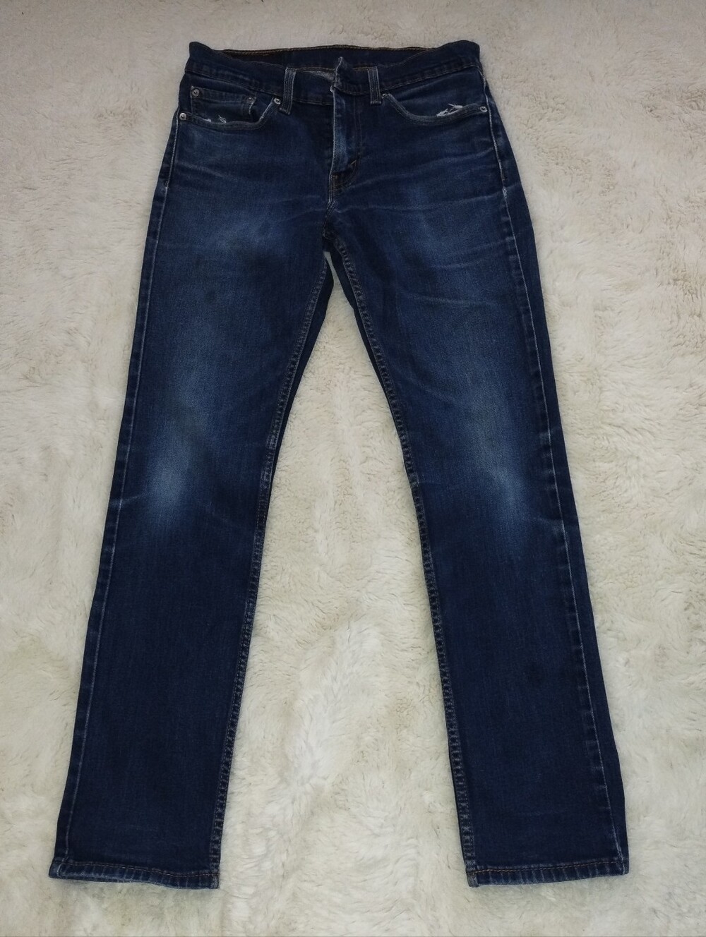 Levi's Dark Blue Straight Men's Jeans